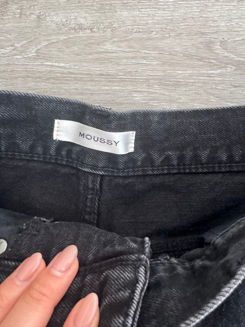 MOUSSY ブラック ワイドパンツ 未使用