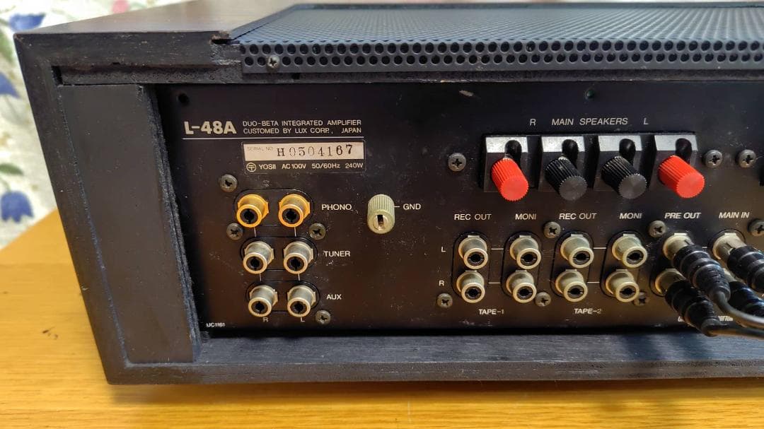LUXMAN L-48A プリメインアンプ トランジスター ラックスマン