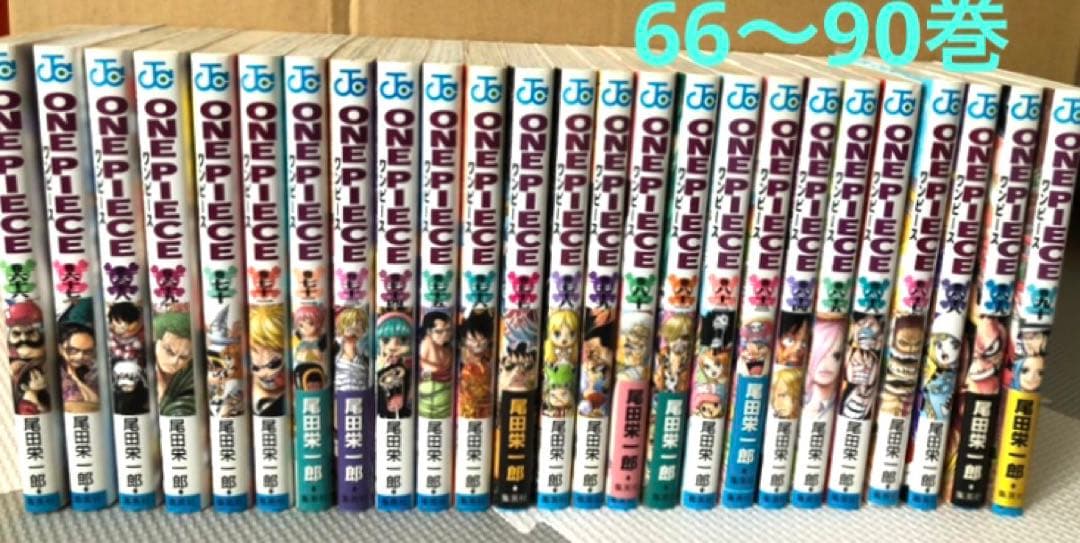 【ONE PIECE】60冊まとめ売り 46〜61巻 66〜105巻＋学園1〜4