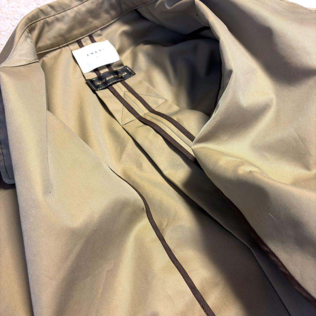 【AMERI】 TURKEY ORGANIC FLARE TRENCH COAT
