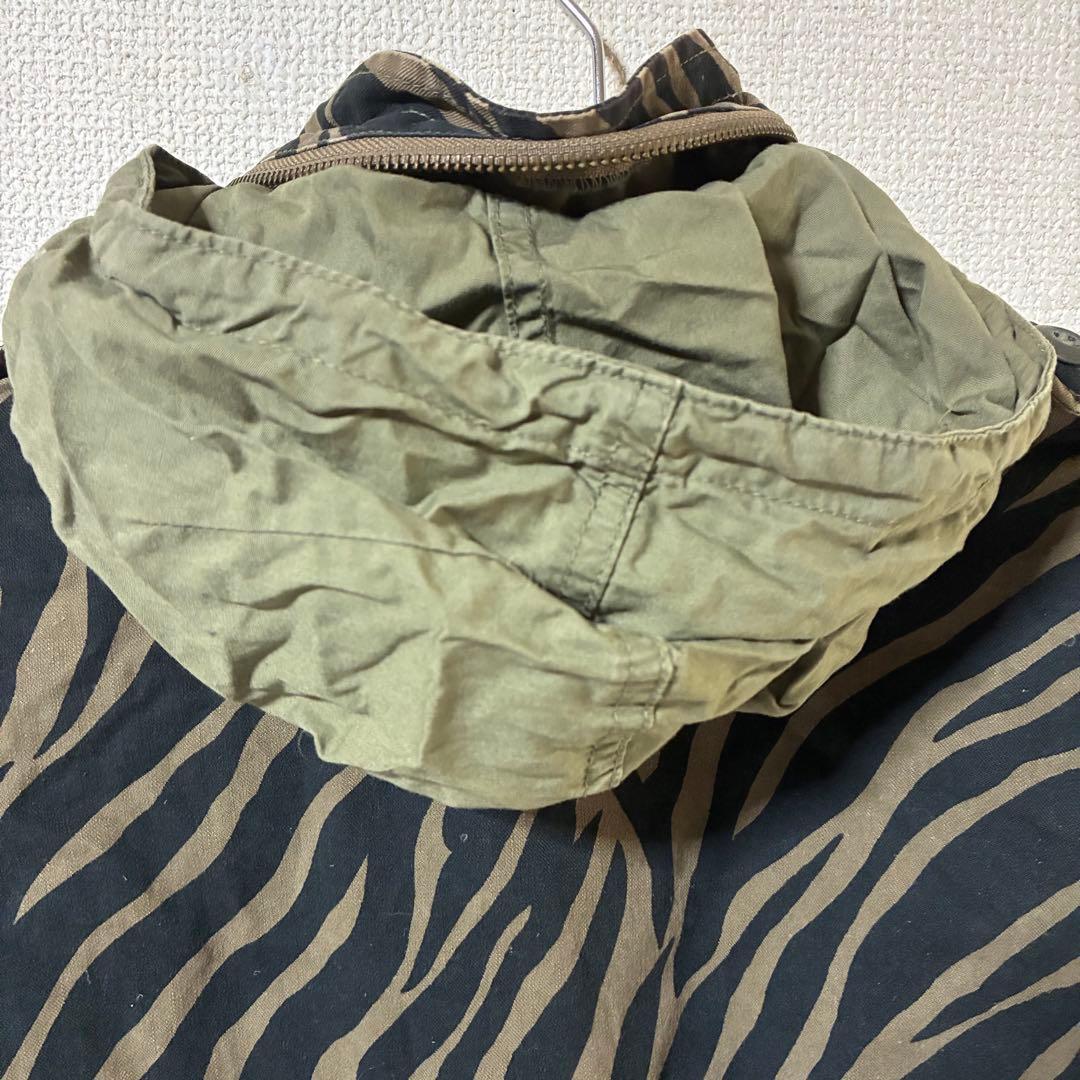 HYSTERIC GLAMOUR トラ柄ミリタリージャケット　ユニセックス