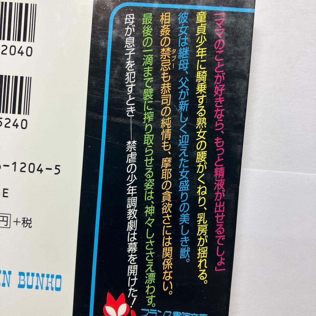 継母「美獣」　官能小説　フランス書院　フランス書院文庫　蒼村狼