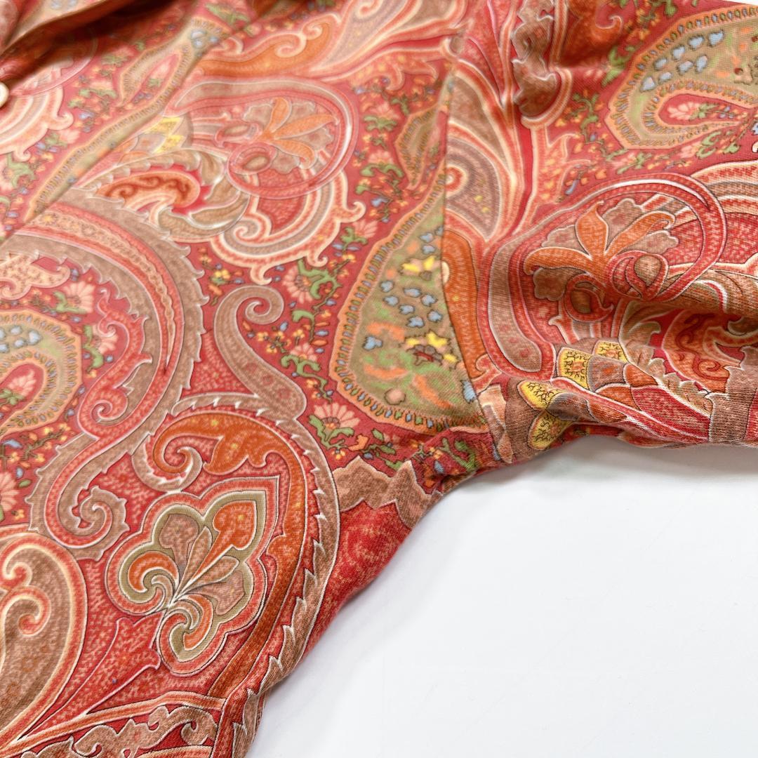 希少 ETRO ペイズリー セットアップ 総柄 パジャマ ルームウェア M
