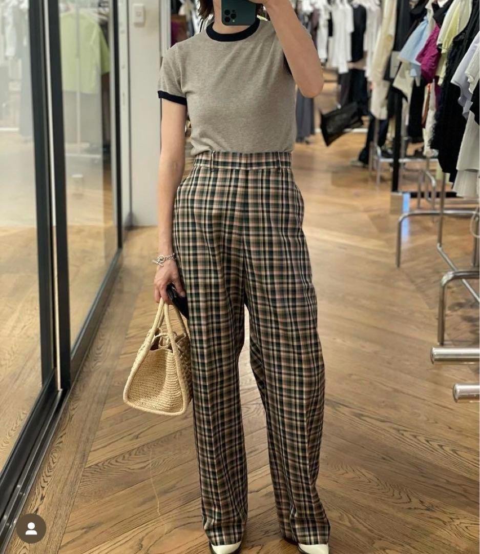 新品　extreme cashmere エクストリームカシミヤ　リンガーTシャツ