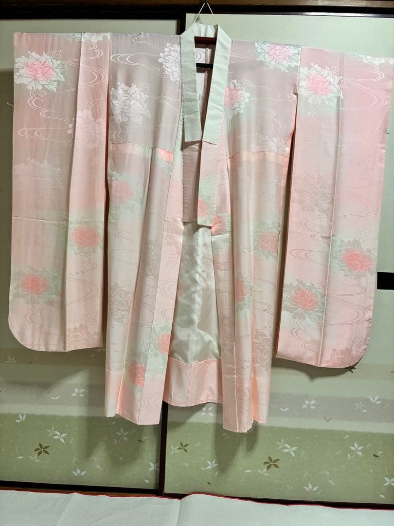 ！値下げ！【正絹】黒 振袖&襦袢２点セット(美品)おまけ付き