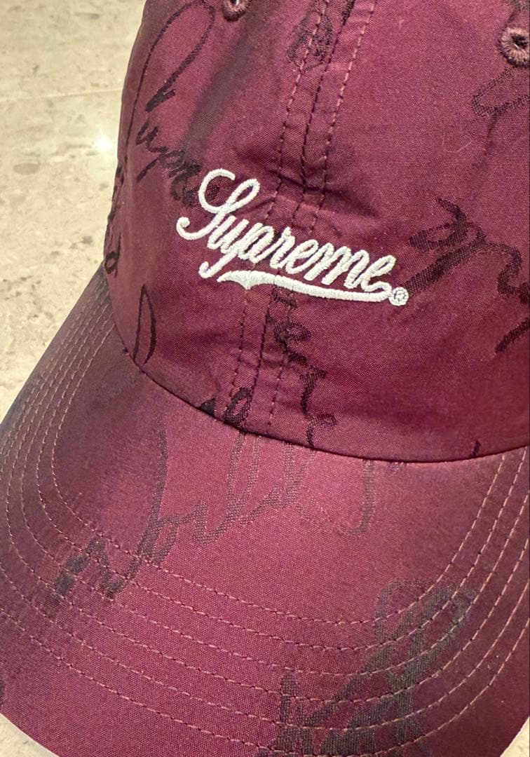 Supreme シュプリームScript Logos 6-panel 20FW