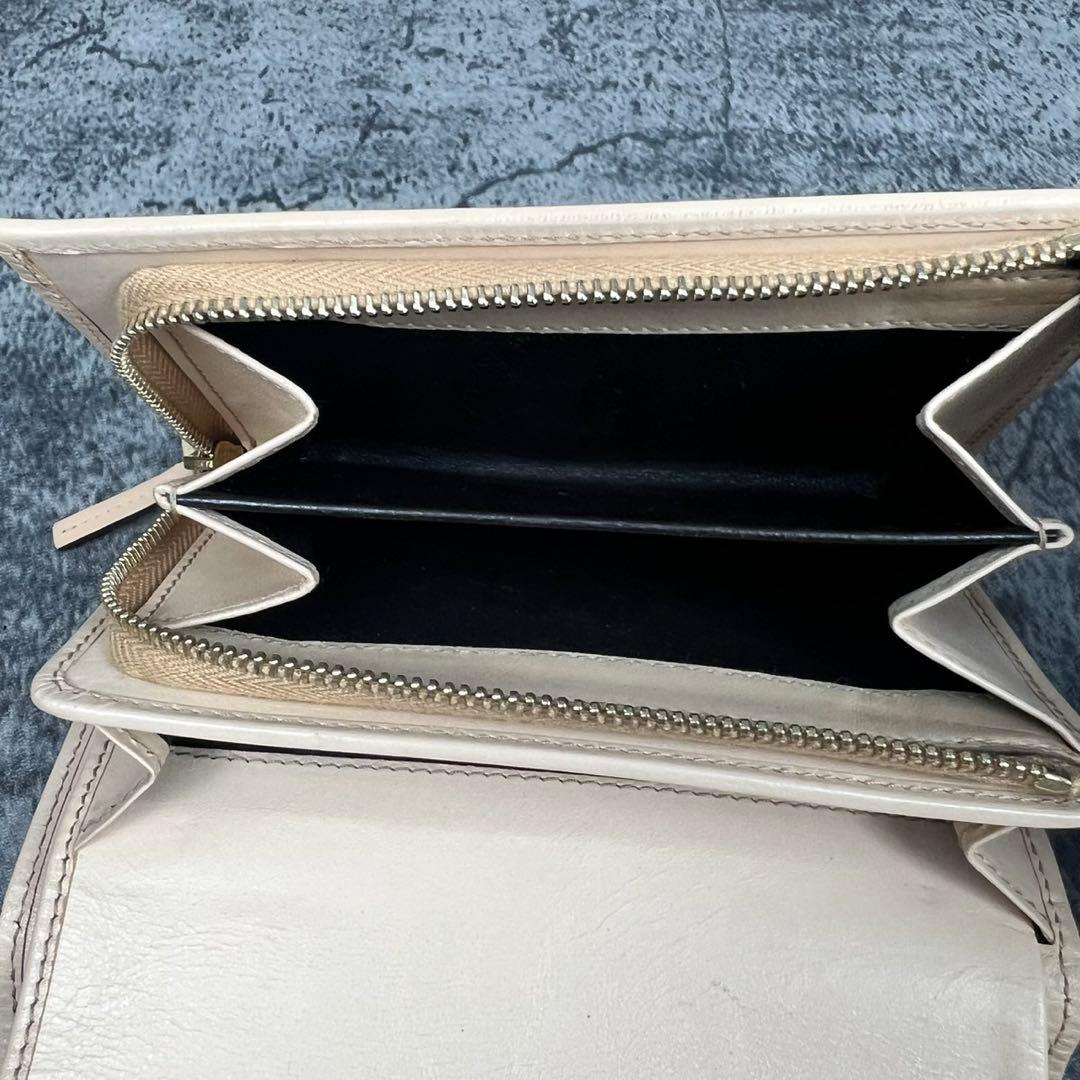 GUCCI キャンバス フラワー 二つ折り財布 花柄 コンパクト