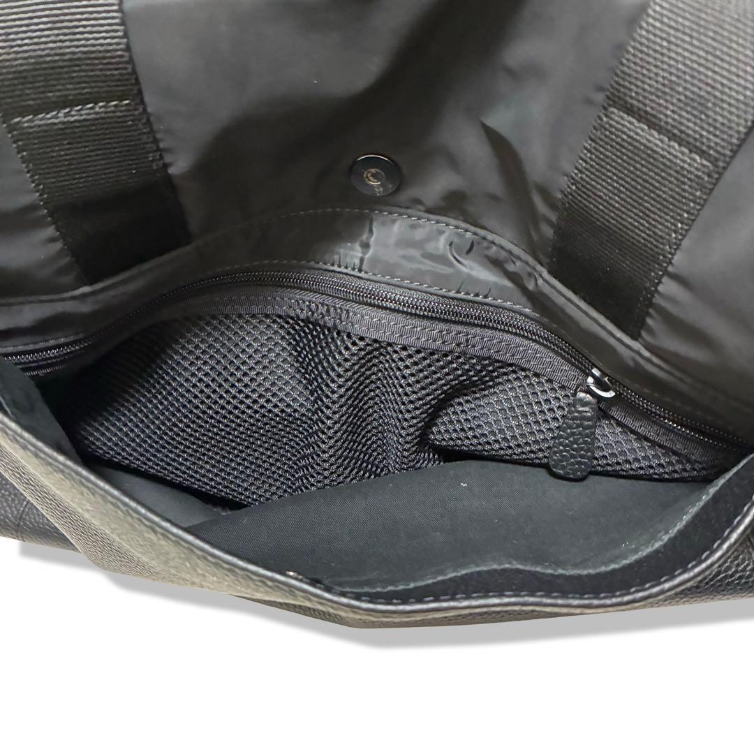 バッグ EMPORIO ARMANI Bostonbag BLK leather