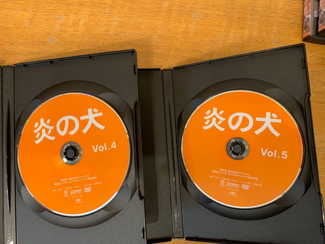 N0311-03★炎の犬 DVD BOX 5巻セット 三ツ矢歌子 松田洋治