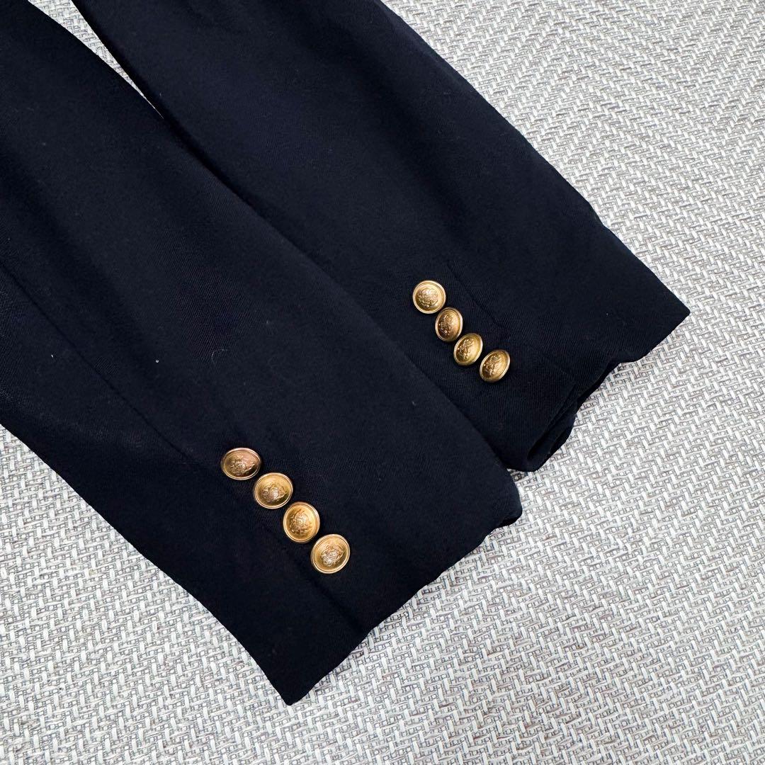 ローレンラルフローレン 紺ブレ 金ボタン エンブレム 刺繍 大きめサイズ 16