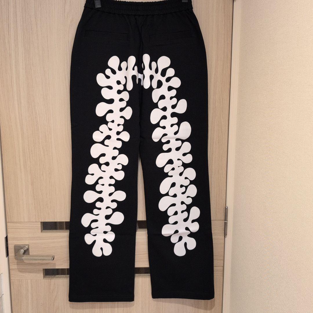 【M】loncino uneune sweat pants MIKADO着用