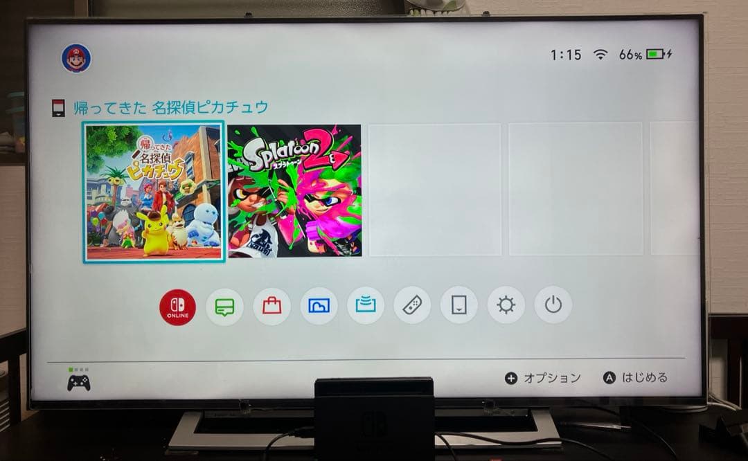 Nintendo Switch 本体 （バッテリー強化版）、ゲームソフト2本付き