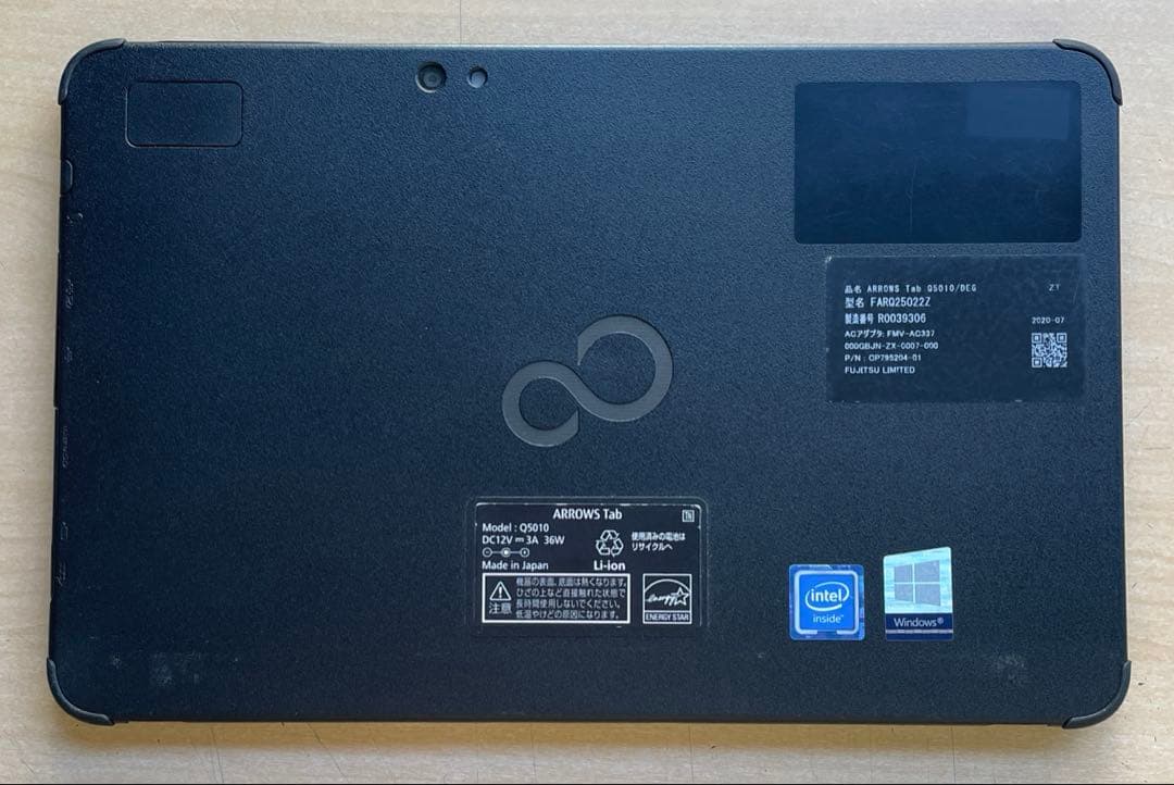 ARROWS Tab Q5010/DEG Celeron 128GB 美品　#1
