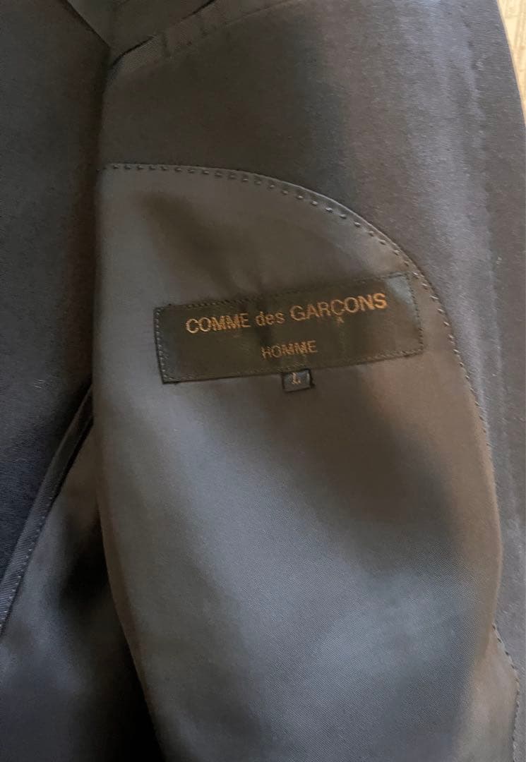 COMME des GARÇONS 黒 テーラードジャケット
