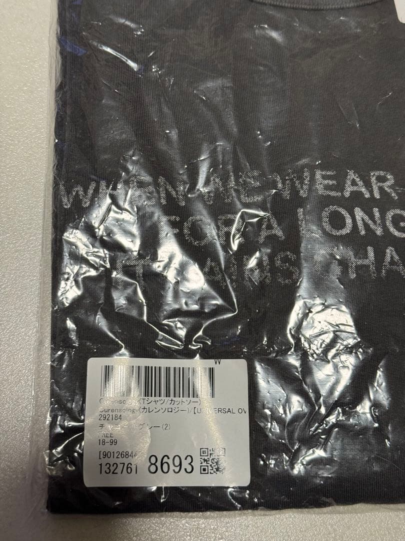 p*p様 カレンソロジーUNIVERSAL OVERALL別注Tシャツチャコール