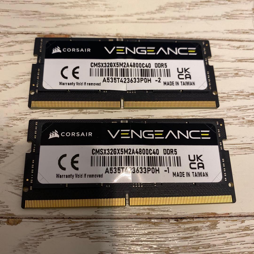 CORSAIR VENGEANCE DDR5 16GB×2 4800MHz