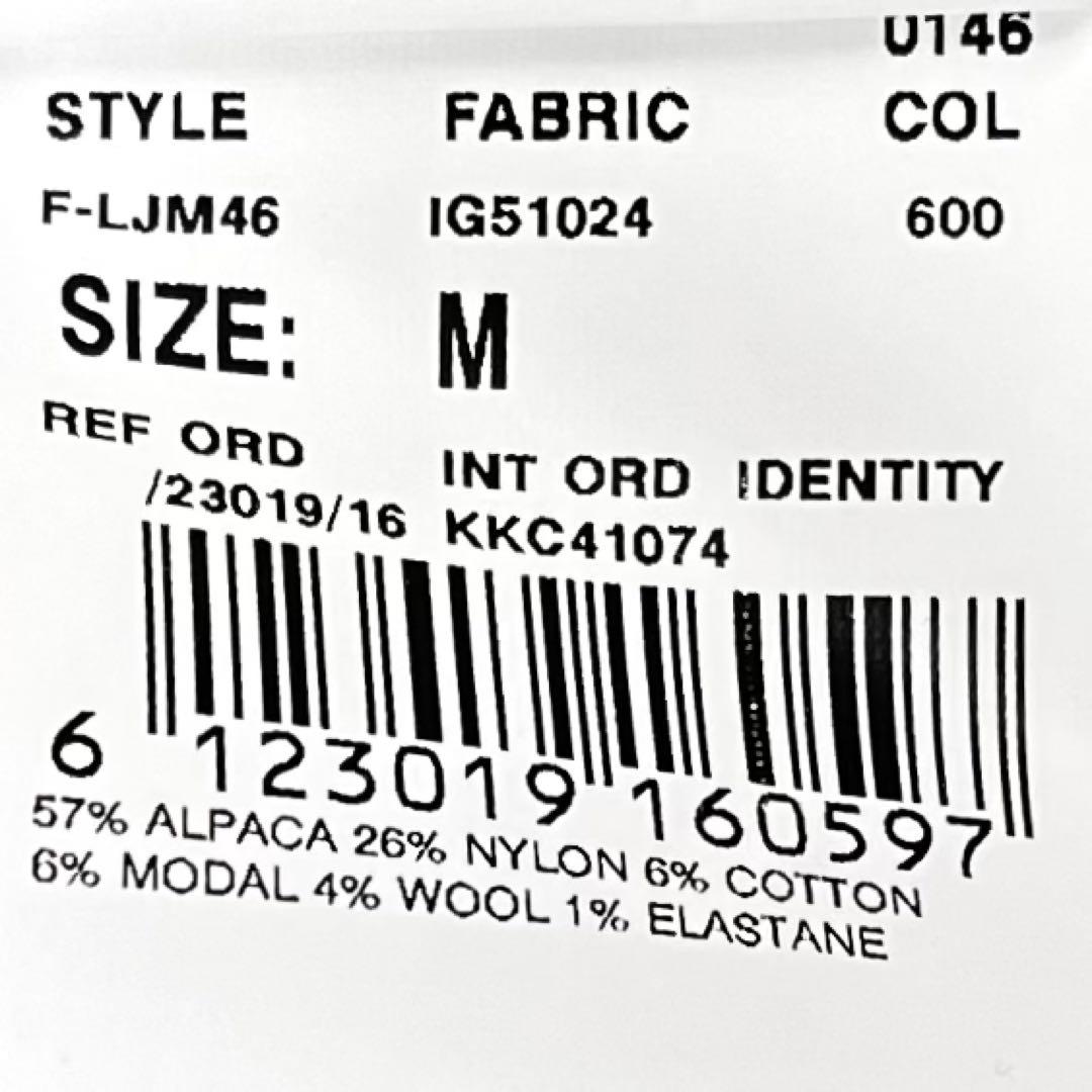未使用級 LARDINI アルパカ六者混 グレンチェック アンコンジャケット M
