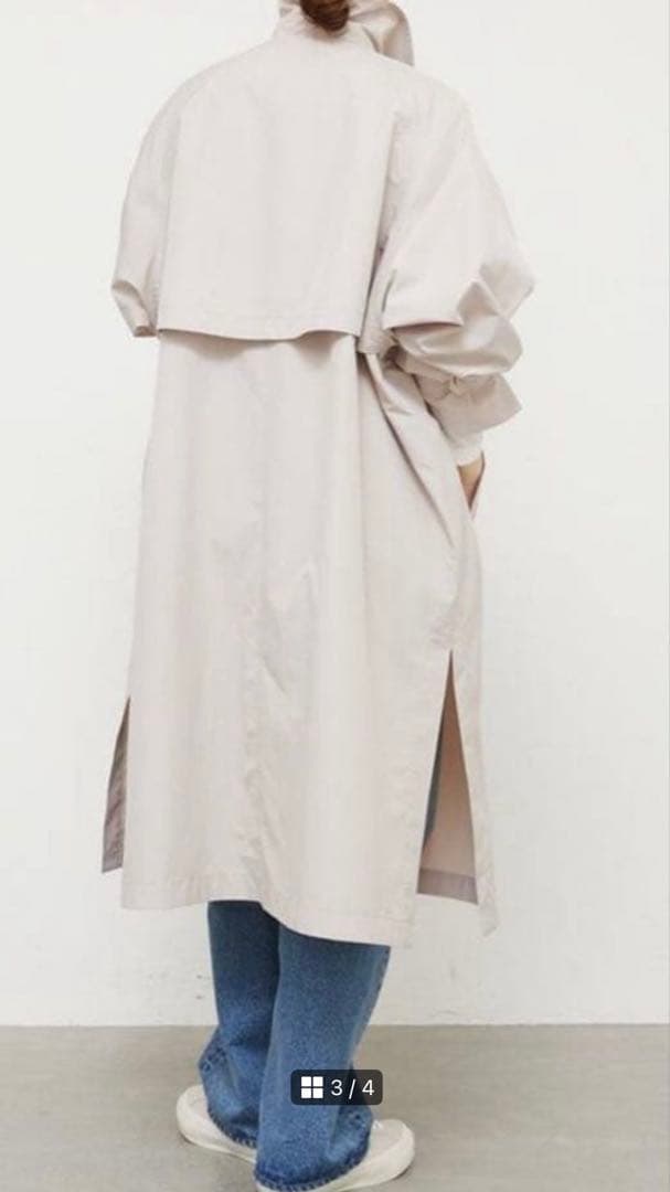 【美品】IENA PE/ポプリンオーバートレンチコート