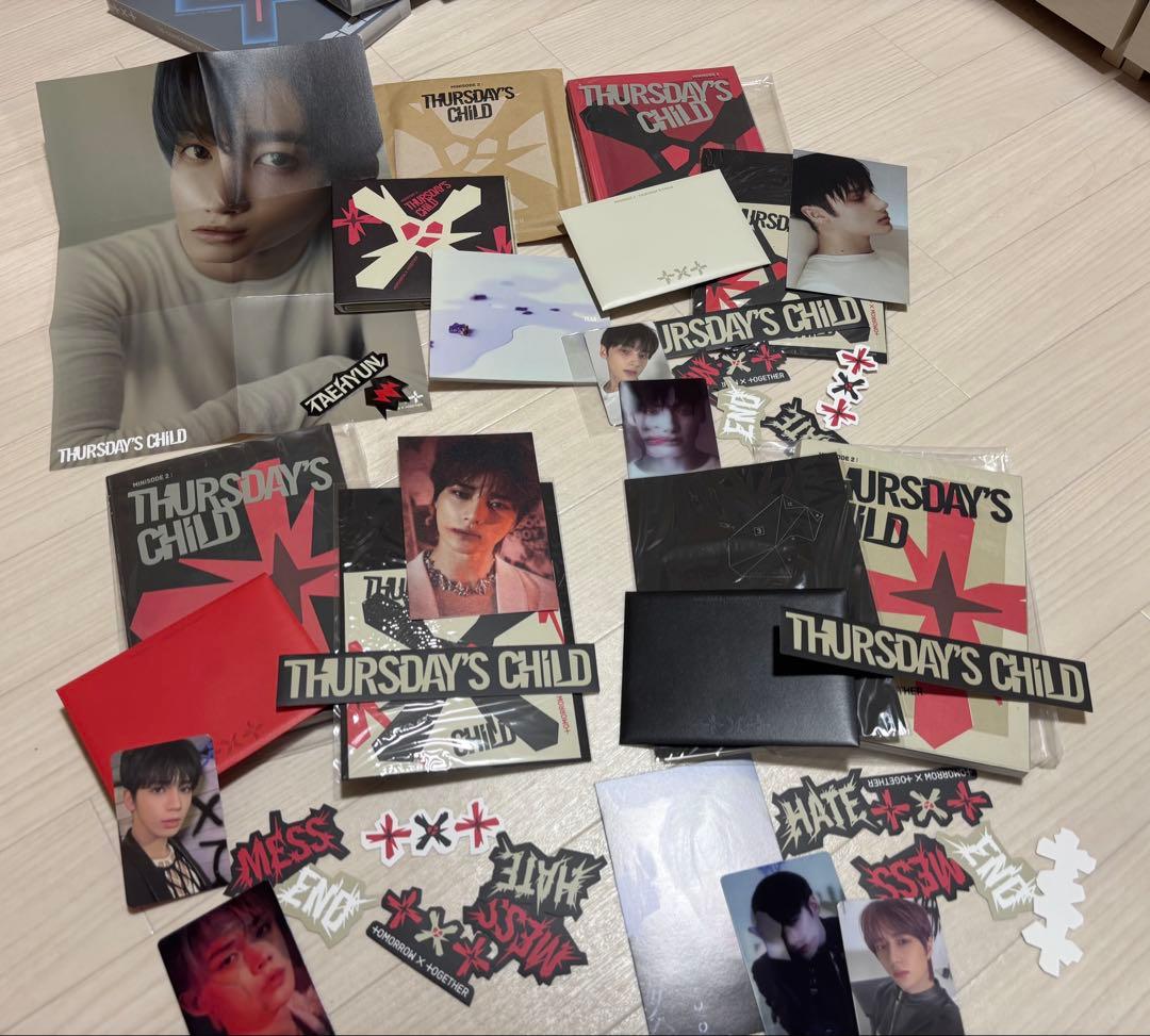 TXT アルバム　CD シーグリ　まとめ売り　トレカ