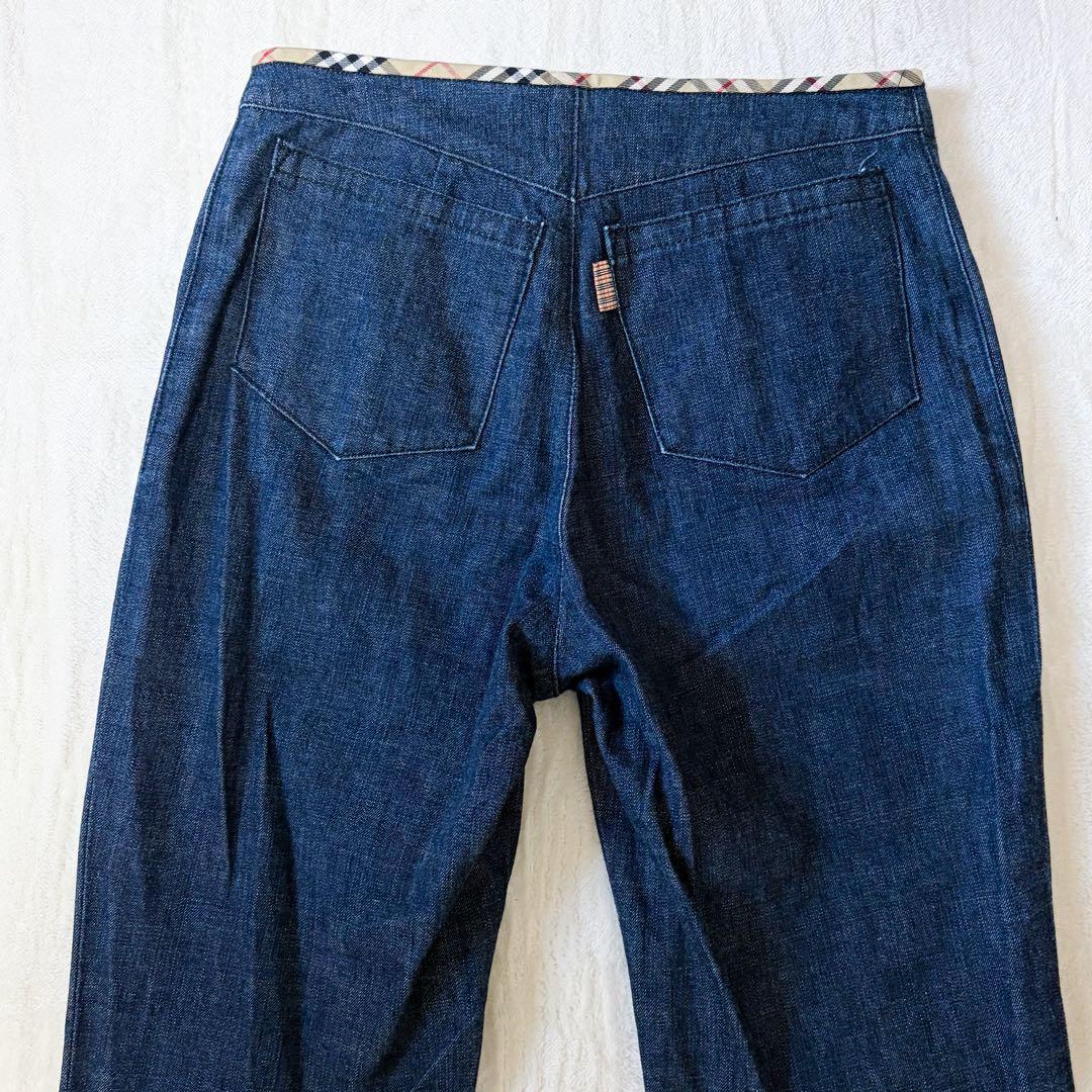 パンツ BURBERRY BLACKLABEL straight denim jeans