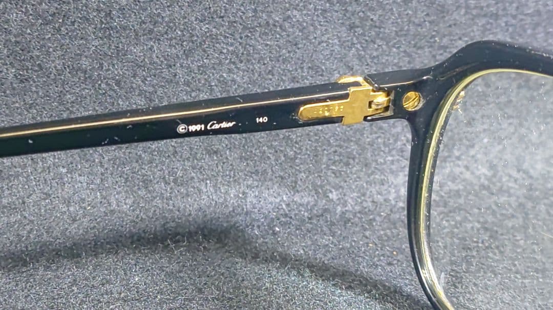 Cartier カルティエ メガネフレーム トリニティ ヴィンテージ ブラック