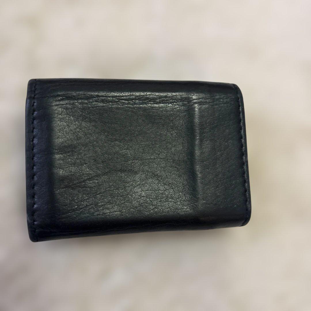 BALENCIAGA バレンシアガ ペーパーミニウォレット 黒