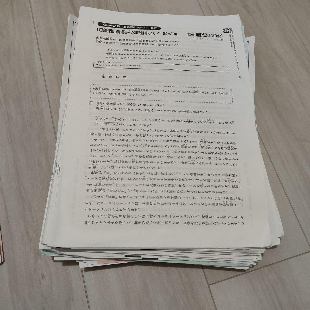 ​【難関校合格】日能研 4年 学習力育成テスト 全22回フルセット一部新品未使用