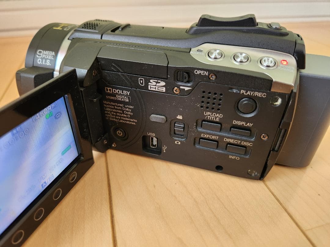 【美品】JVC Everio GZ-HM400B ビデオカメラ　バッテリー2個付