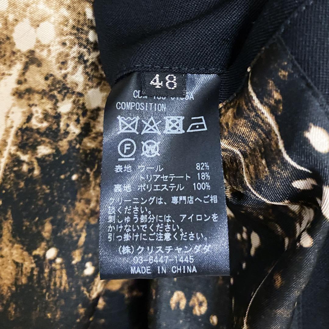 【48サイズ】Christian Dada 四国 刺繍 ジャケット