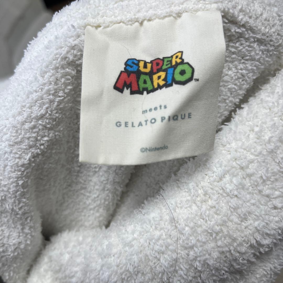 【ジェラートピケ】スーパーマリオ ジャガードショールカーディガン ユニセックス