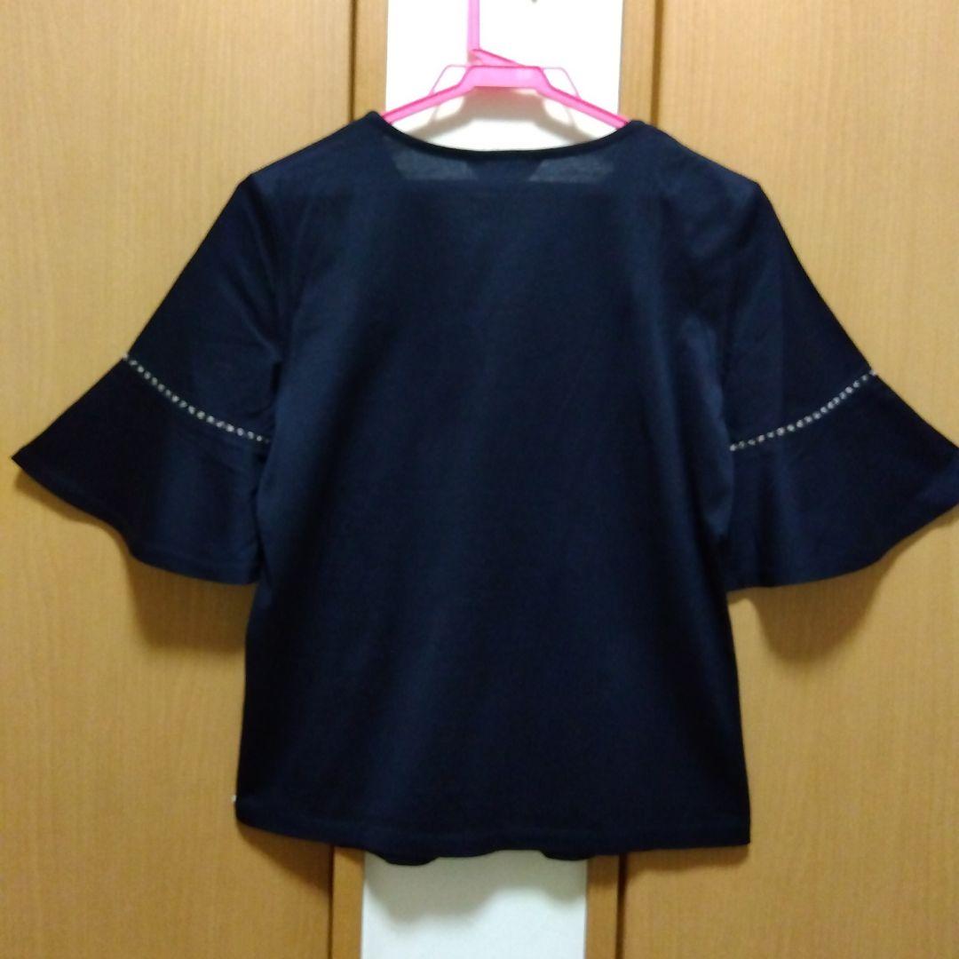 近年物・タグ付★DAKS ダックス ハウスチェック テープ カットソー 38濃紺
