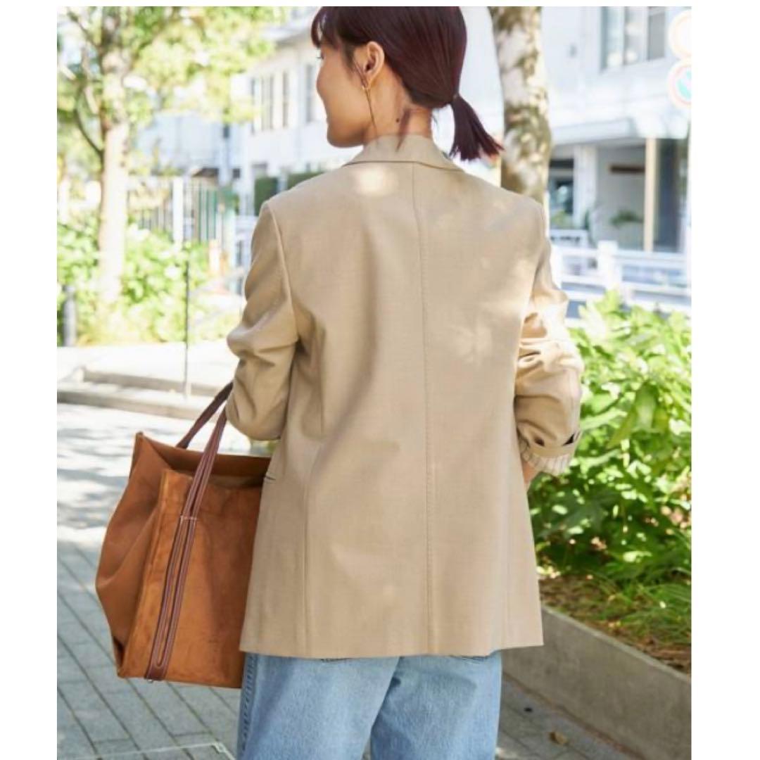 【1度着用のみ美品】 スピックアンドスパン ダブルブレストジャケット 25SS