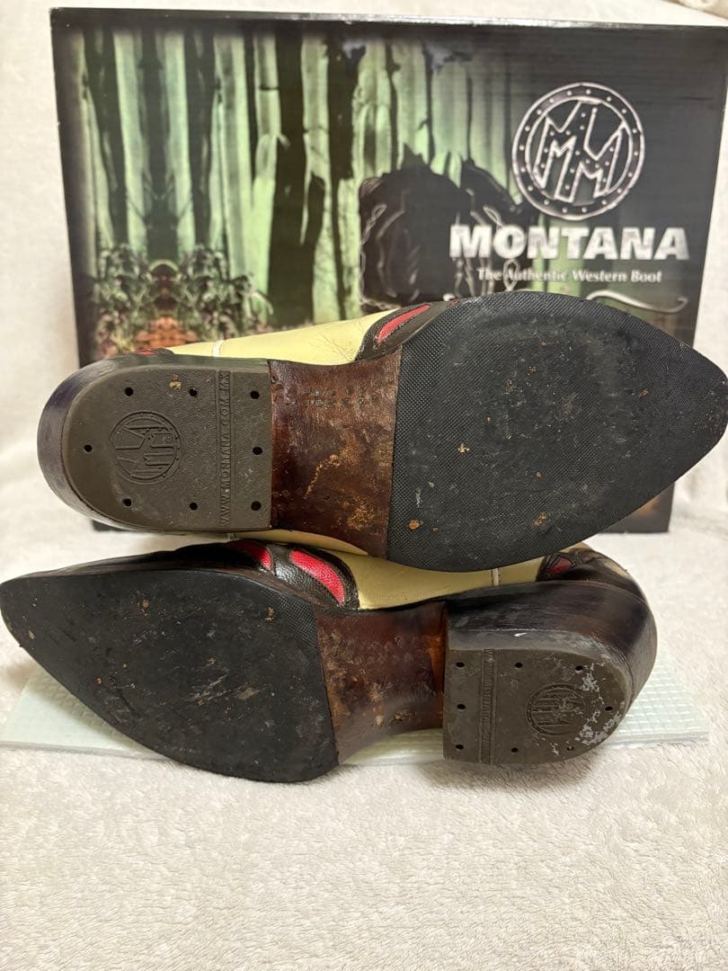 レア　MONTANA ウエスタンブーツ　ブルーバード　モンタナ　トニーラマ　箱付