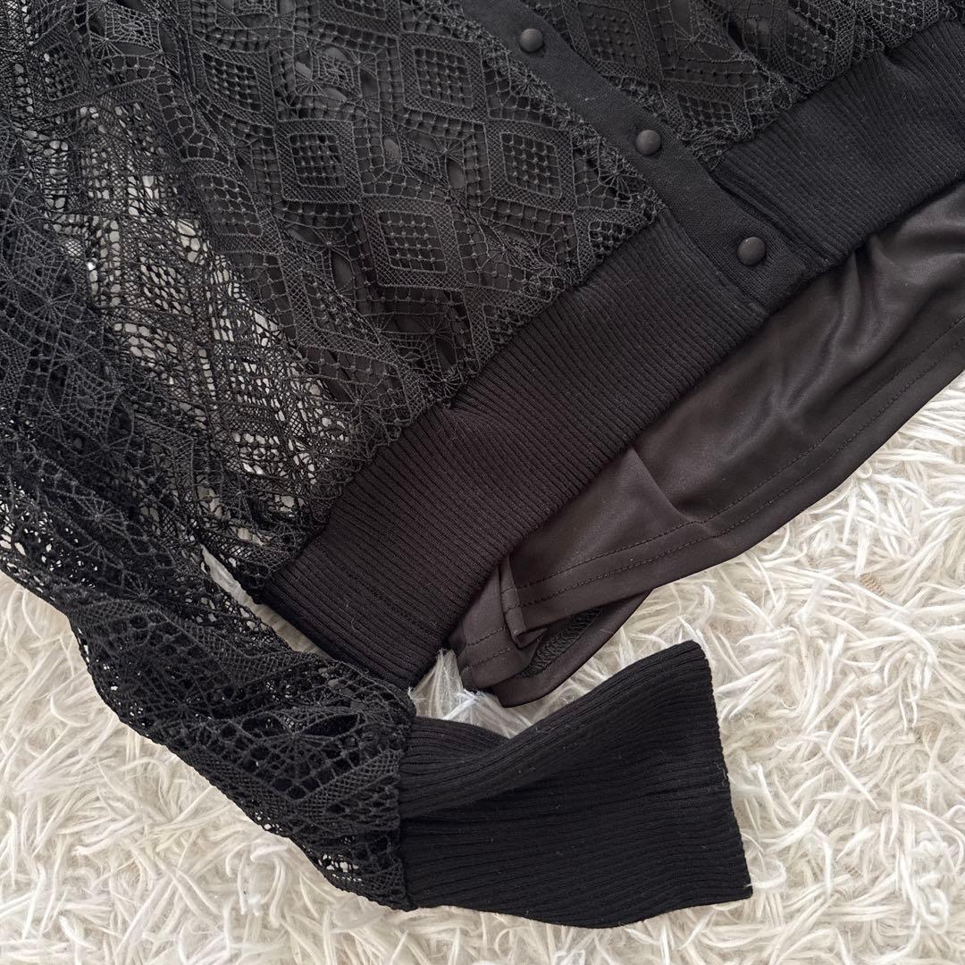 saki☆ 新品Ameri VINTAGE LACE POLO SHIRT