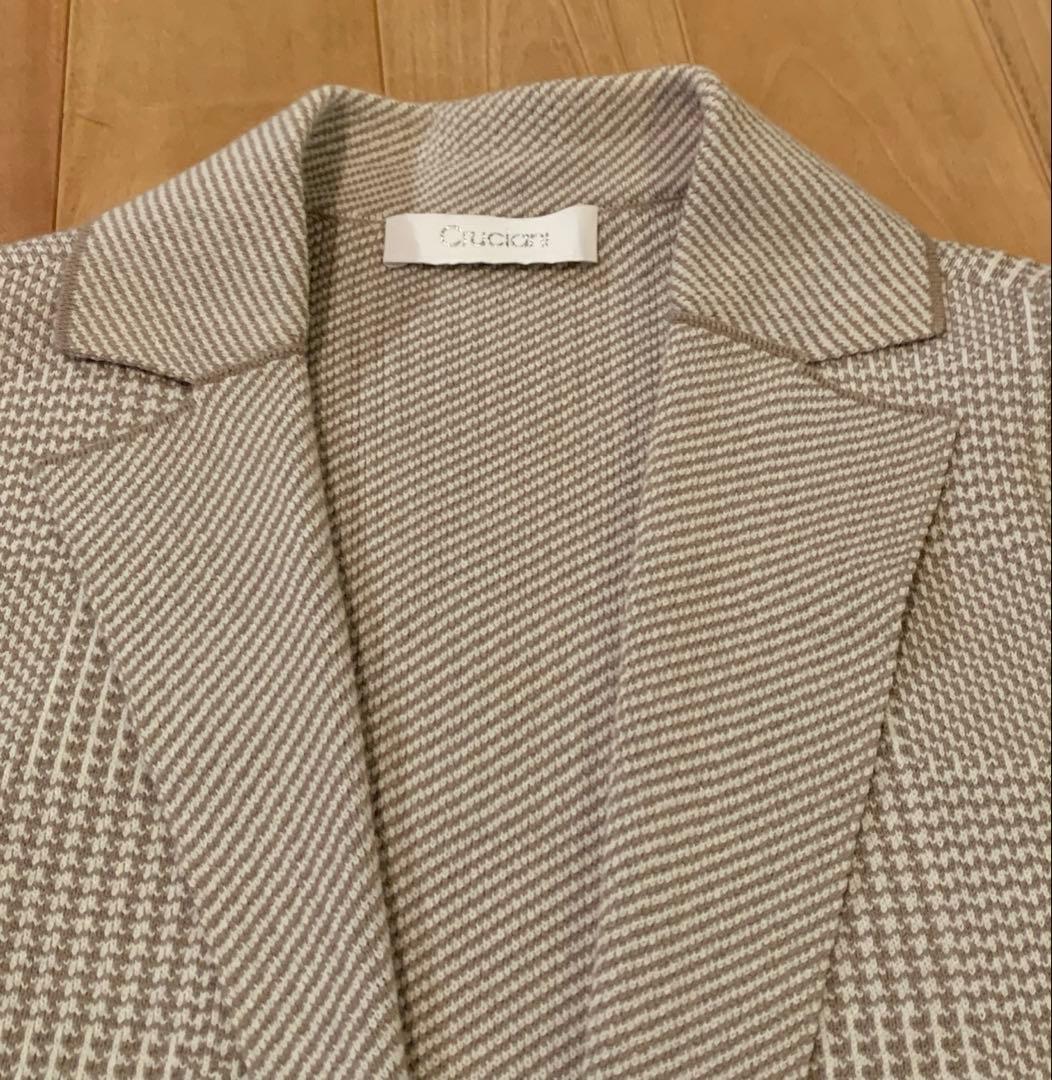 【美品】クルチアーニ　ニットジャケット　46