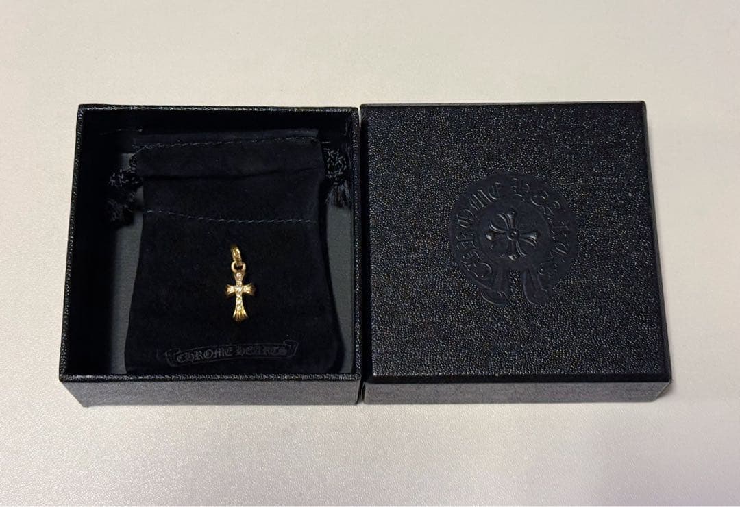 CHROME HEARTS CHクロスベビーファットチャーム22K