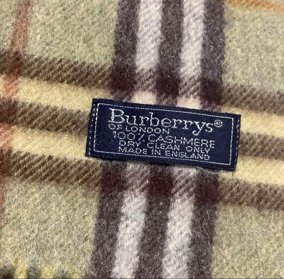 BURBERRY バーバリー カシミヤ100% マフラー ノバチェック