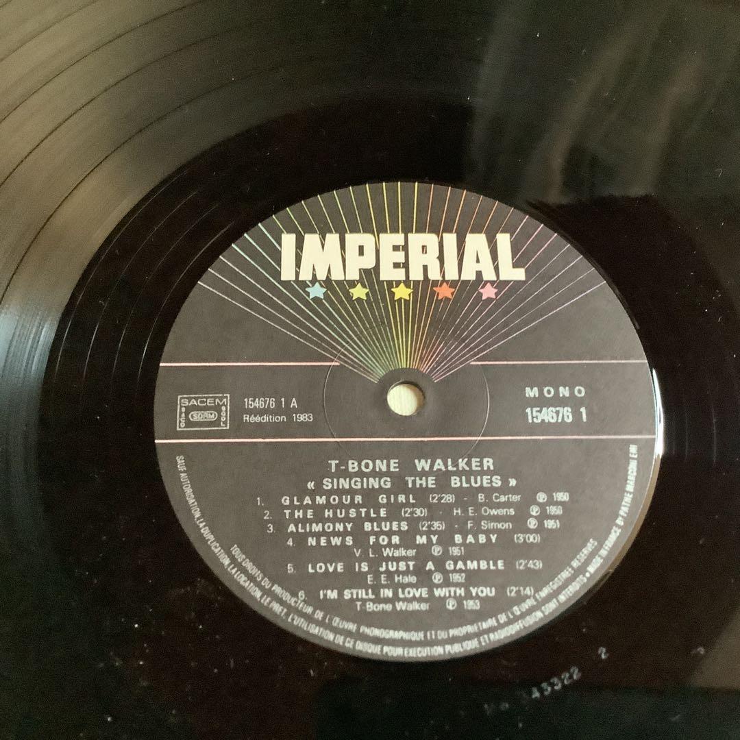 洋楽 T-BONE WALKER SINGING THE BLUES