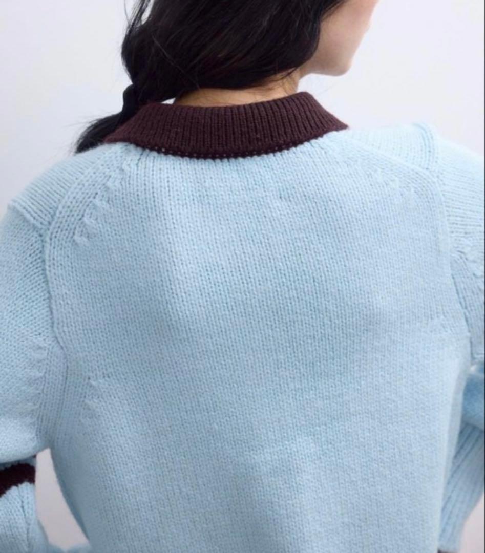 ADAM ET ROPE'カーディガン ポロニットカーディガン