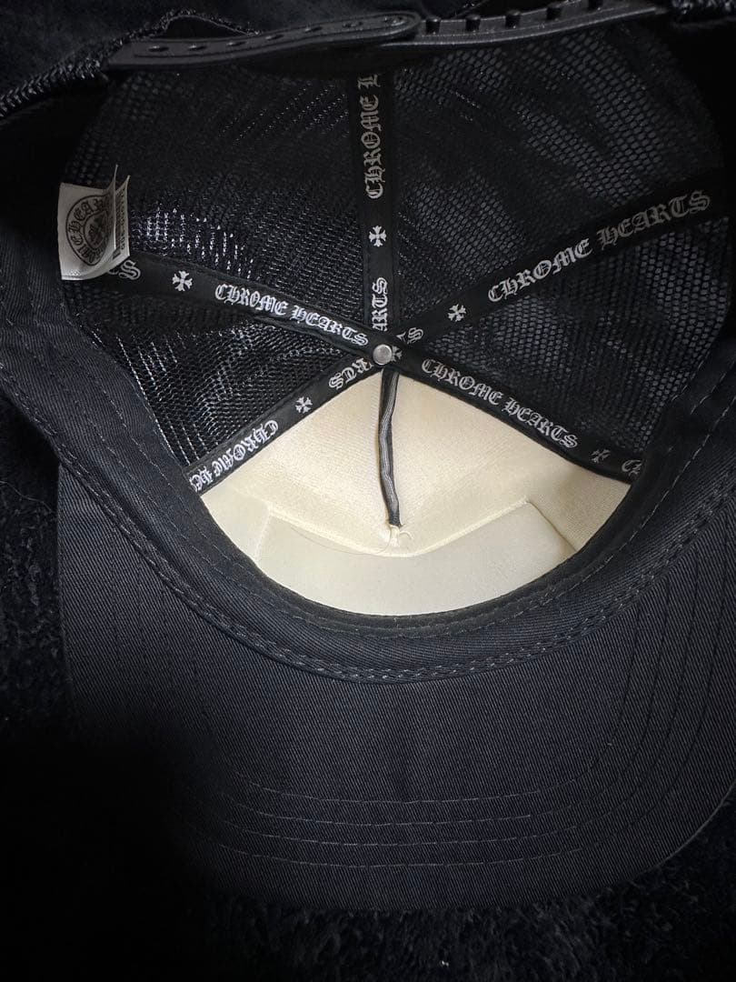 CHROME HEARTS トラッカーキャップ ホワイト/グレー