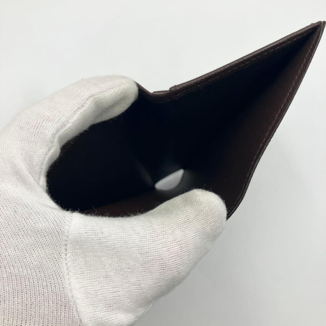 美品✨新型★ルイヴィトン ヴィエノワ ダミエ 二つ折り　ブラウン