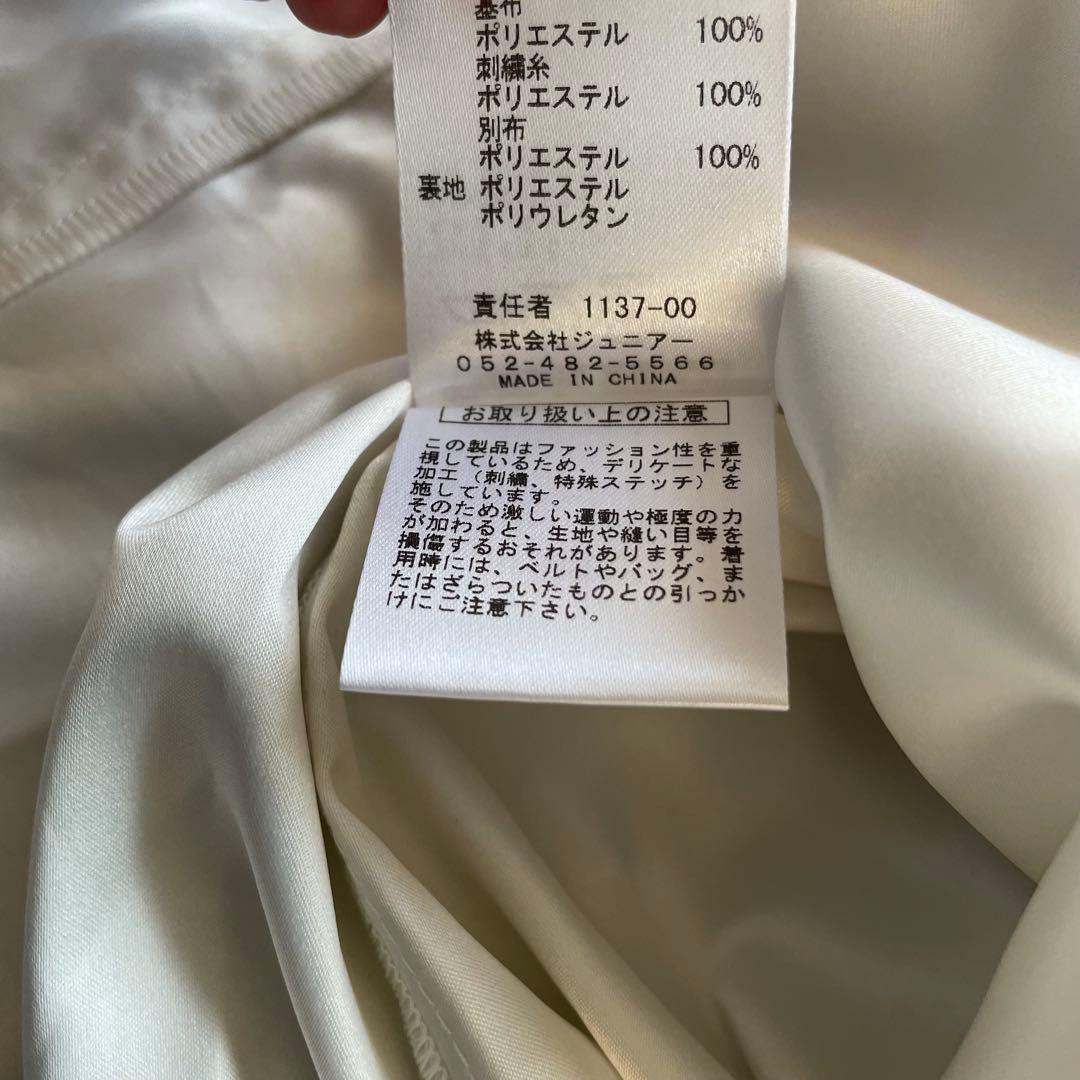 フラワープリント×刺繍チュールワンピース　ローズティアラ　46