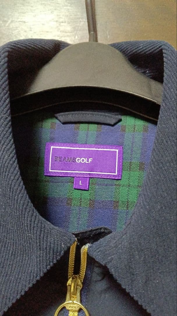BEAMS GOLF PURPLE LABE　 ジャケット　ネイビー　Lサイズ