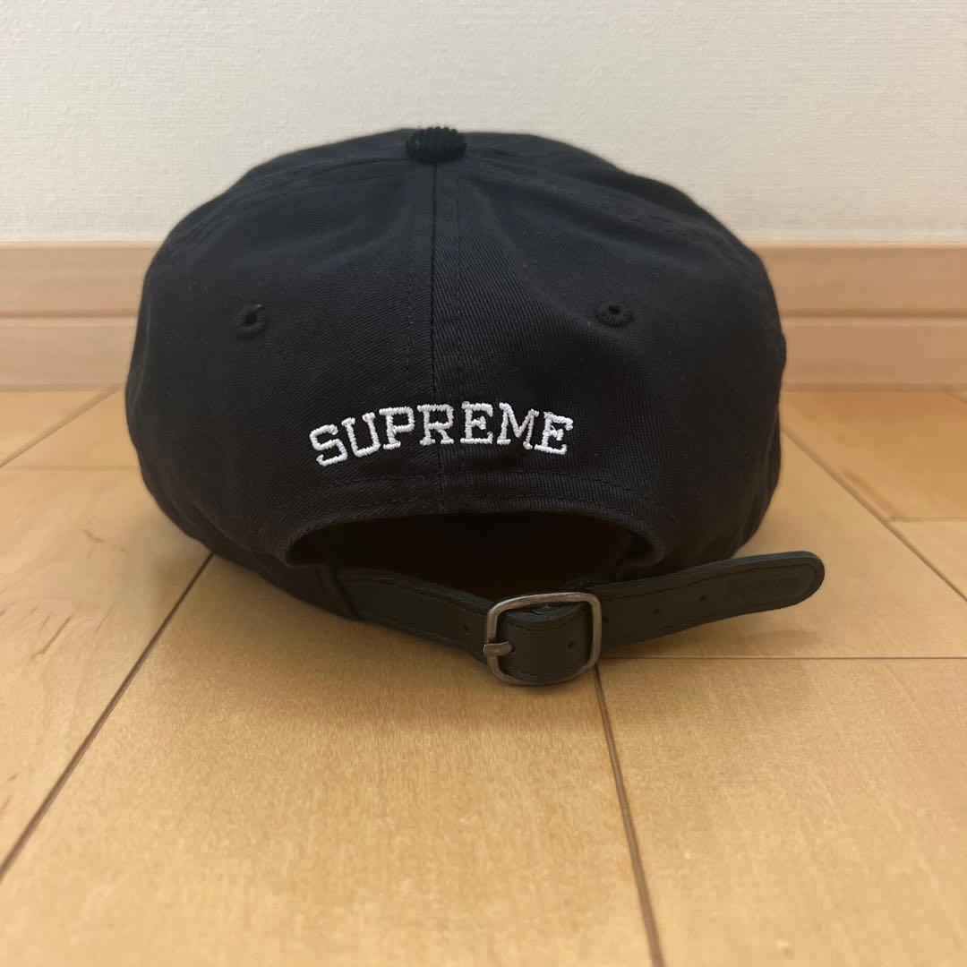 極美品 Supreme 2-Tone S Logo 6-Panel Cap 黒