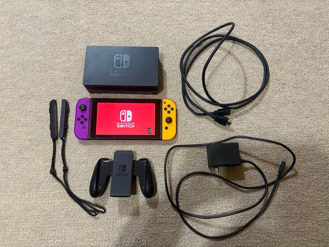Nintendo Switch 本体 紫と黄色