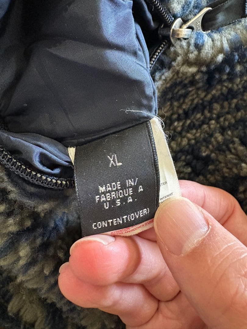 【XL】ミントコンディションPatagonia グリゼード　サラサUSA製96年