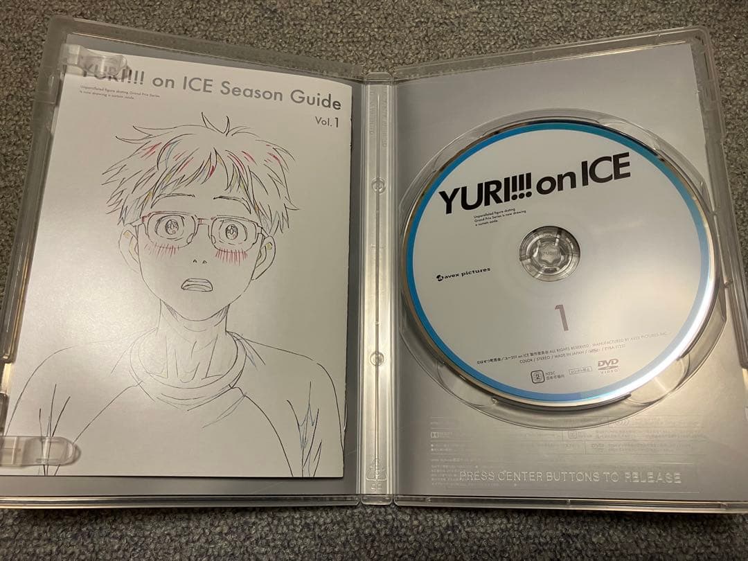 ユーリ!!! on ICE DVD 全6巻 セット 収納Box付