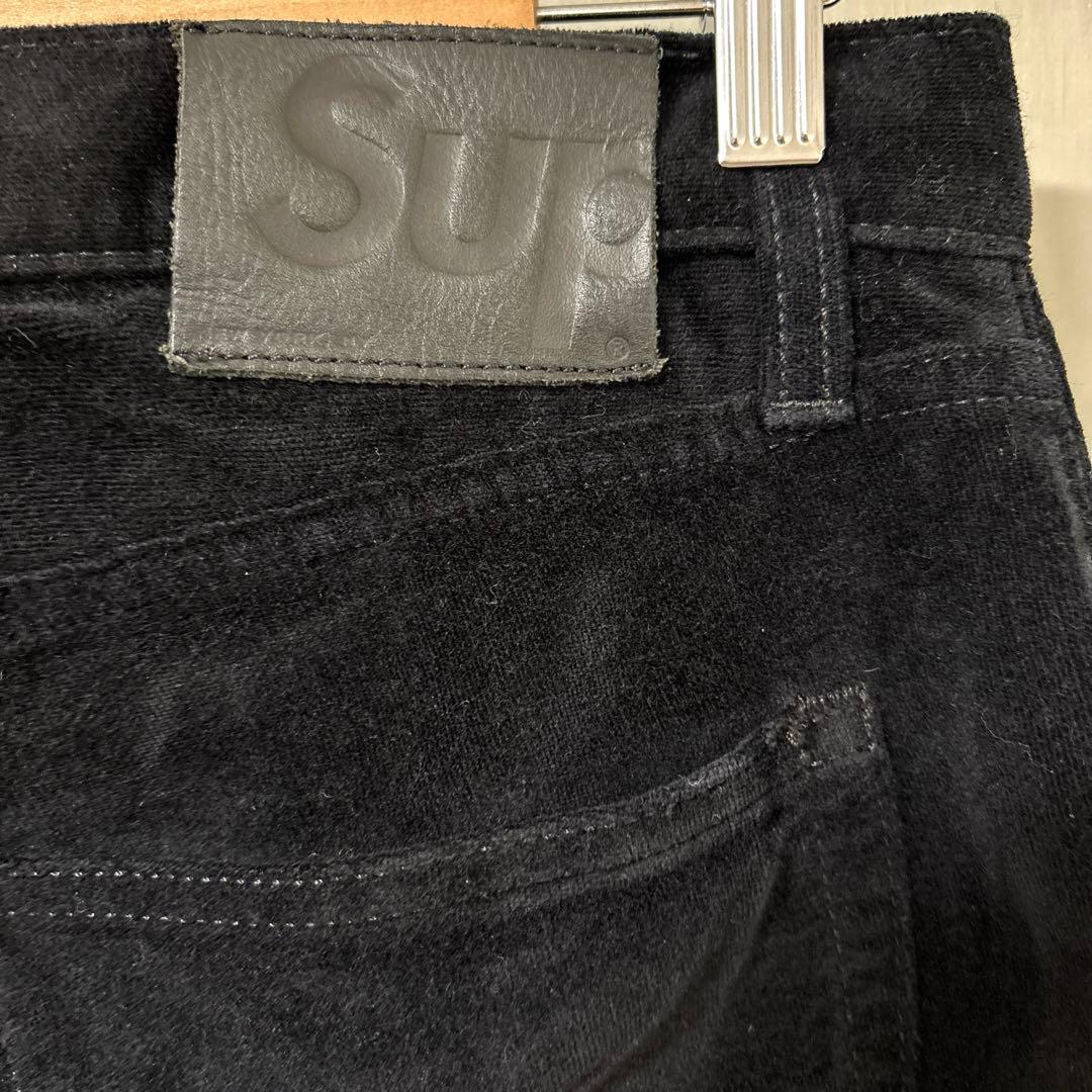 美品 Supreme シュプリーム cotton パンツ 32 BK USA製