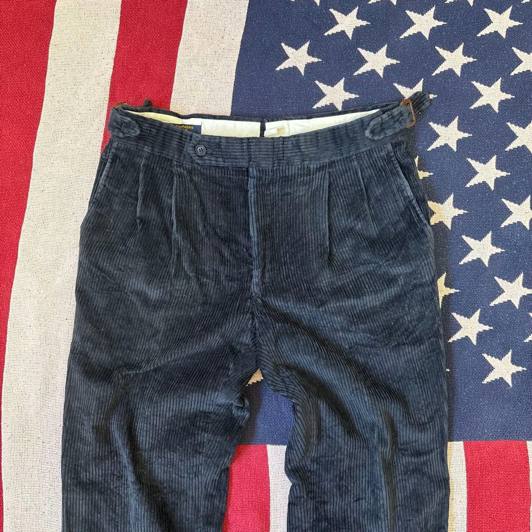 80s? ブルックスブラザーズ コーデュロイパンツ 2タックBROOKSGATE
