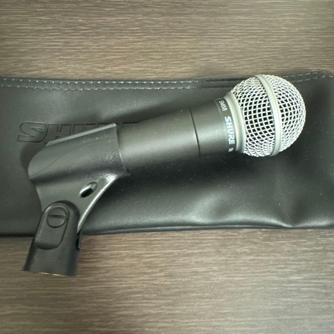 SHURE SM58SE ダイナミックマイク スイッチ付き 動作確認済 美品